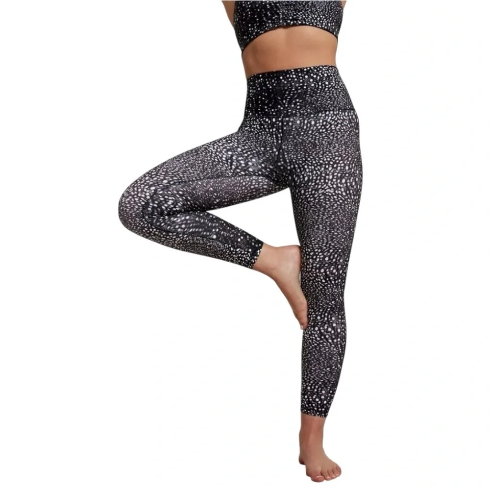 NWT CALIA Core Essential High Rise 7/8 Dot Leggings Size Medium M - Picture 1 of 8